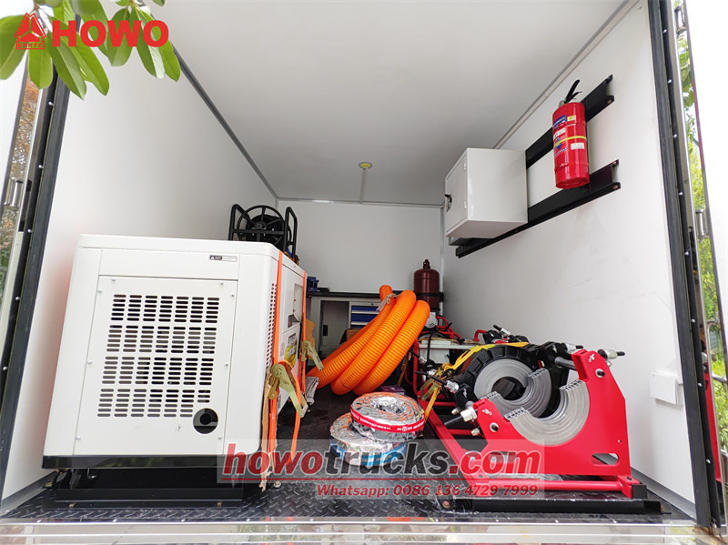 HOWO emergency mobile truck repair mechanic truck
