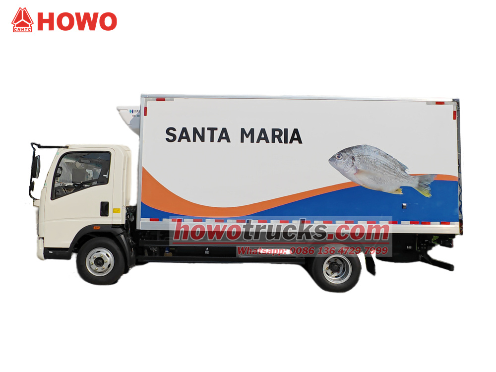 HOWO seafood cold chain transport truck