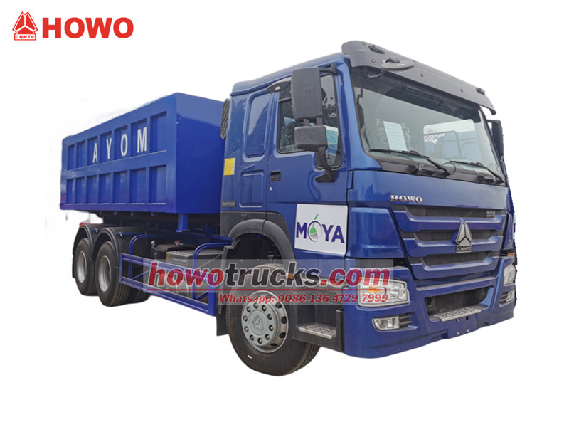 HOWO 6x4 Roll Arm Hooklift Truck