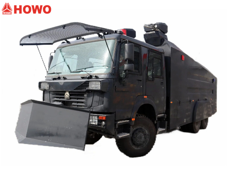 Howo Heavy  Fire Cannon Riot Truck