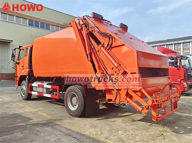 HOWO 15CBM garbage compactor truck