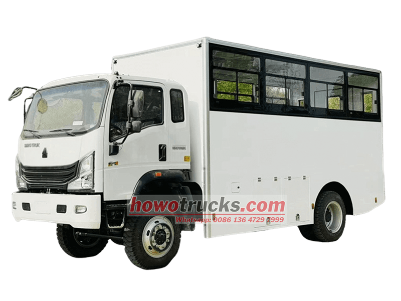 Howo 4x4 タンカートラック