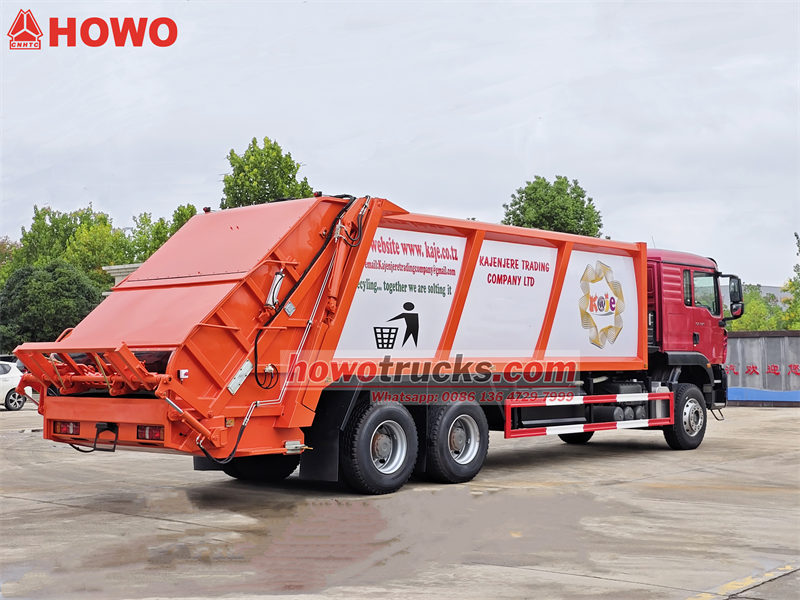 HOWO 20CBM garbage compactor truck