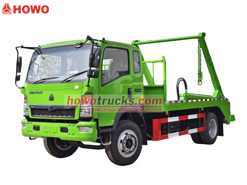 Howo 4x2 skip loader truck