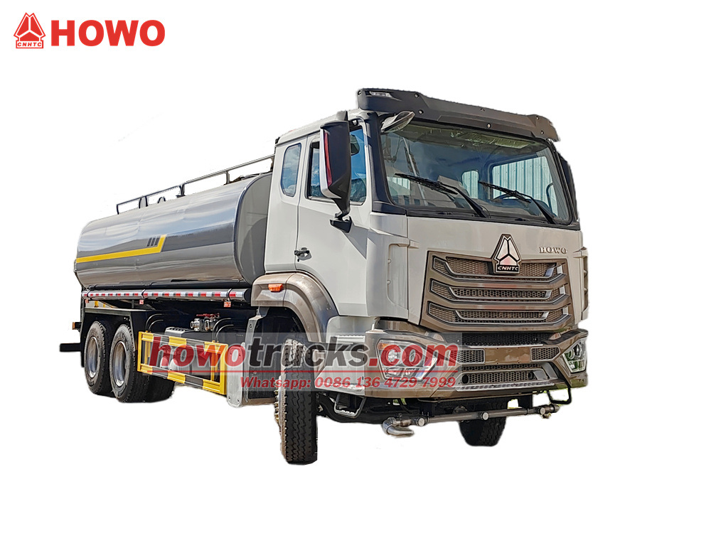 HOWO 18000 liters stainless water tanker truck