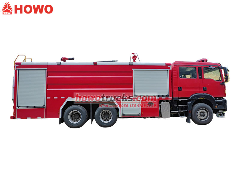Howo 6x4 fire tank truck 