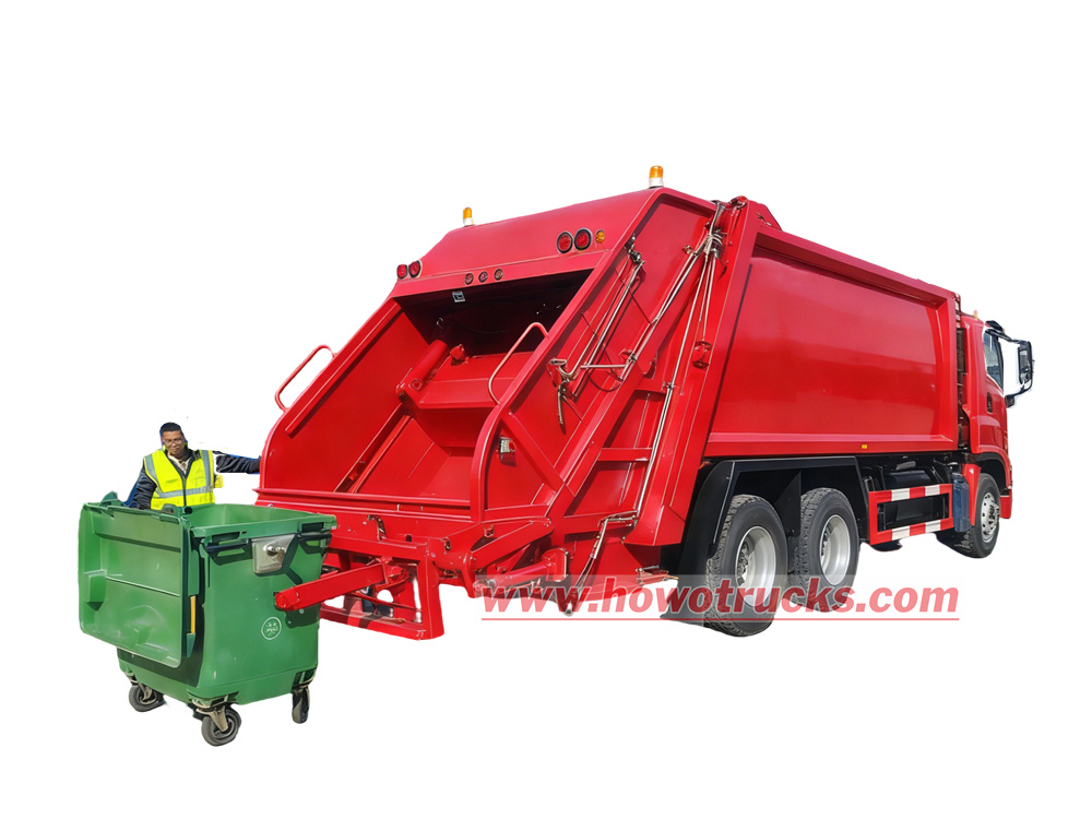 HOWO 6x4 20cbm waste collection truck