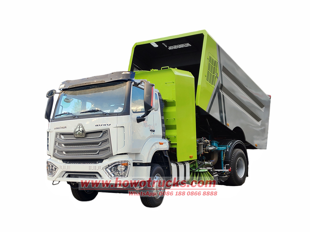 Howo road sweeper truck