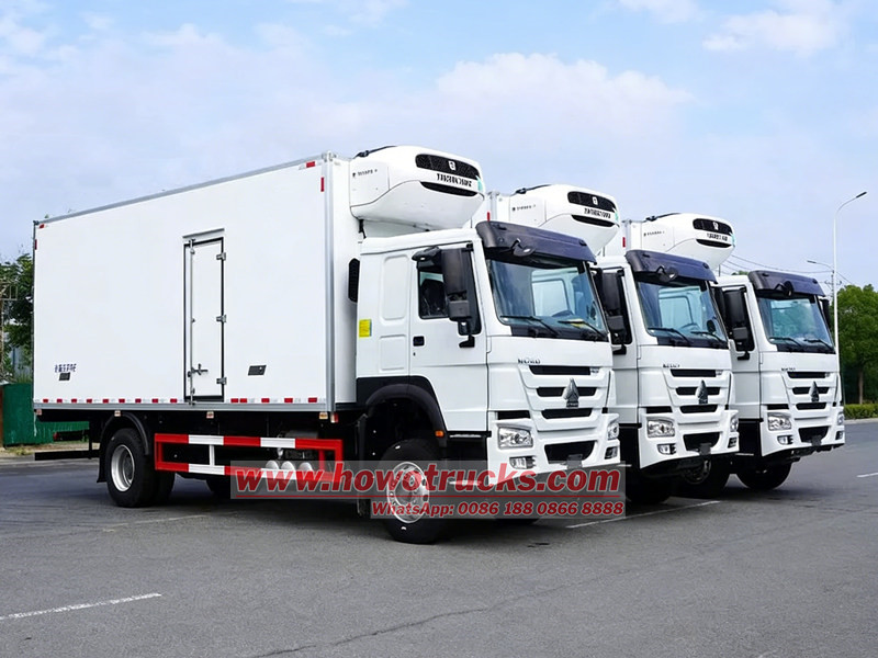HOWO heavy duty chiller lorry