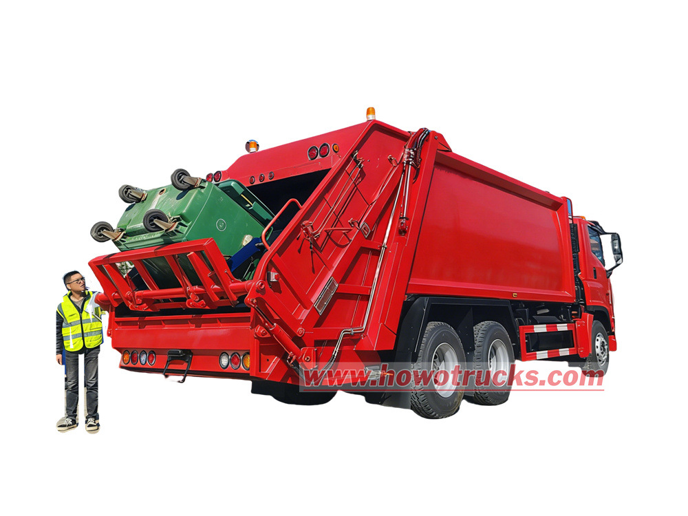 Howo製大型20CBM廃棄物圧縮トラック
