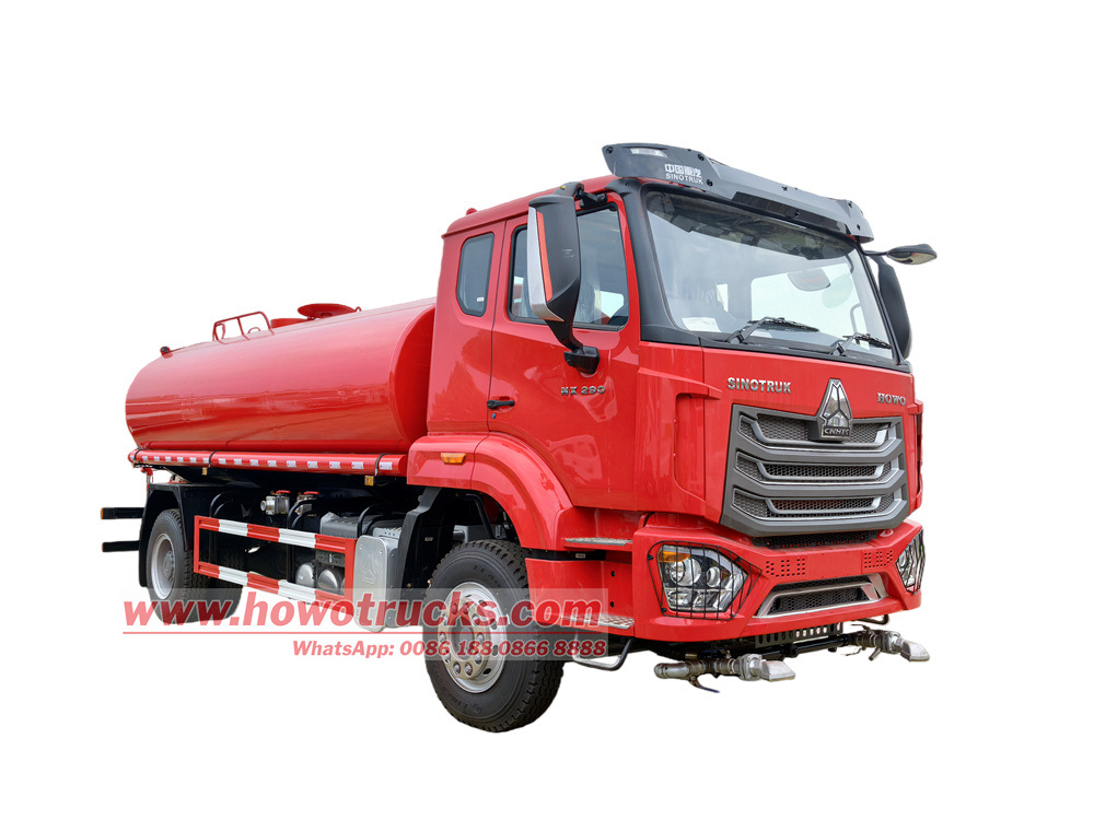HOWO 4X2 12CBM water sprayer truck