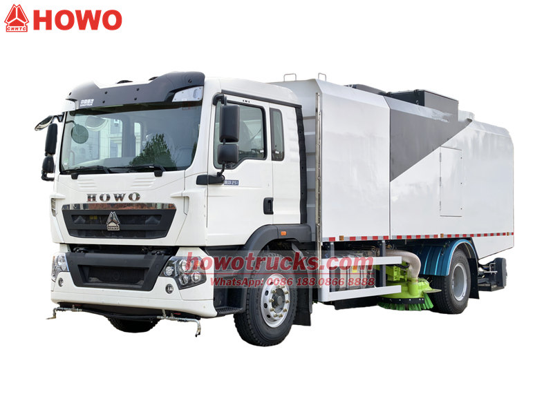 Howo TX vacuum sweeper truck Howo TX vacuum sweeper truck