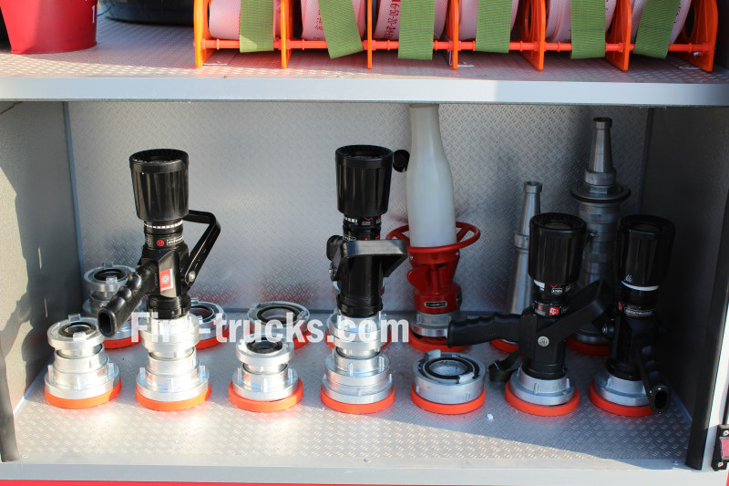 HOWO WATER FOAM FIRE TRUCK EQUIPMENT LIST