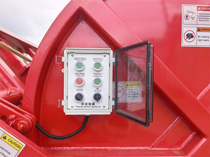 HOWO 20CBM trash compactor truck