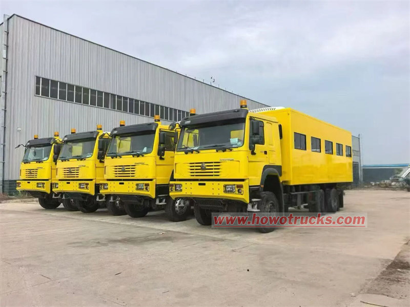 HOWO 6x6 off road troops carrier