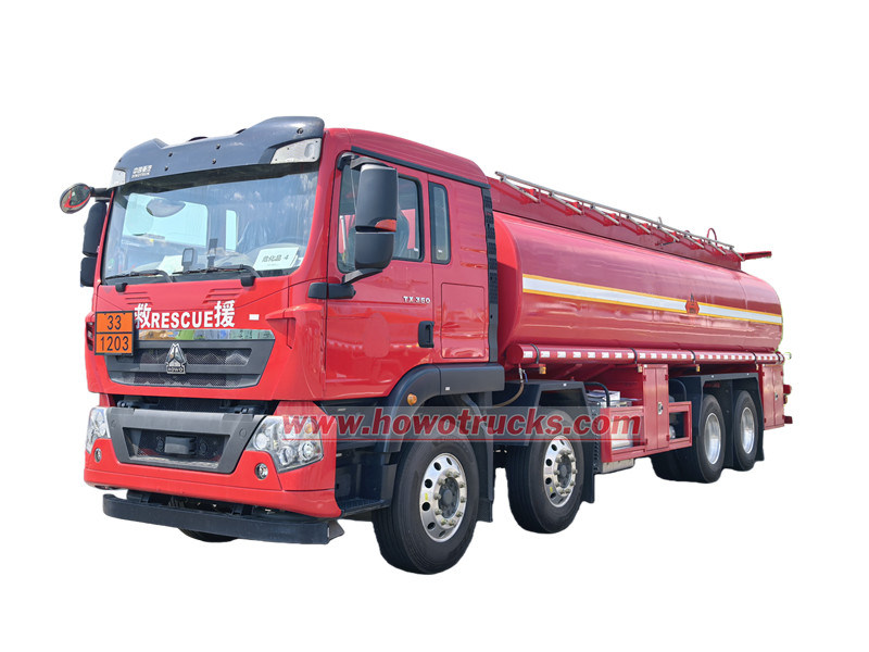 HOWO TX 30000L fuel tank truck