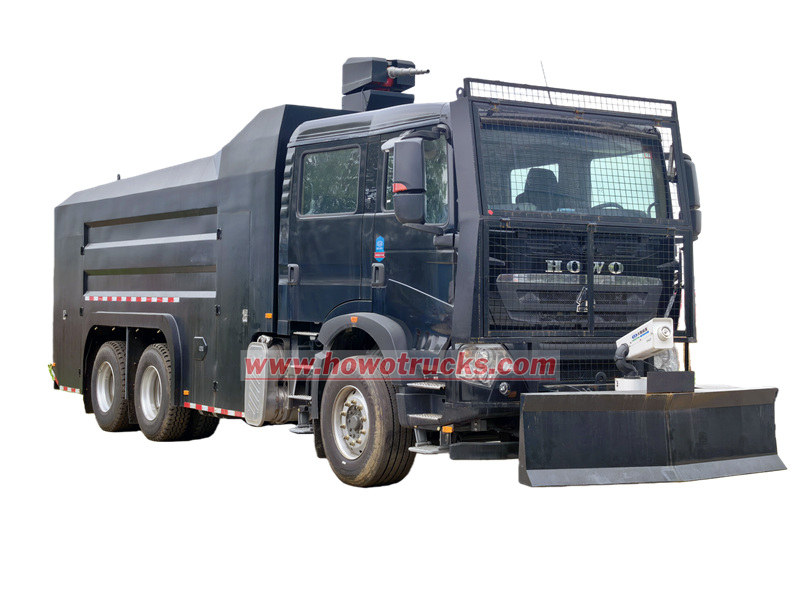 HOWO Fire Water Cannon Riot Truck HOWO Fire Water Cannon Riot Truck