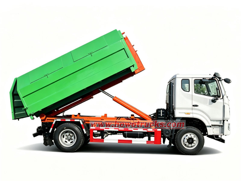 HOWO garbage hook lift truck HOWO garbage hook lift truck