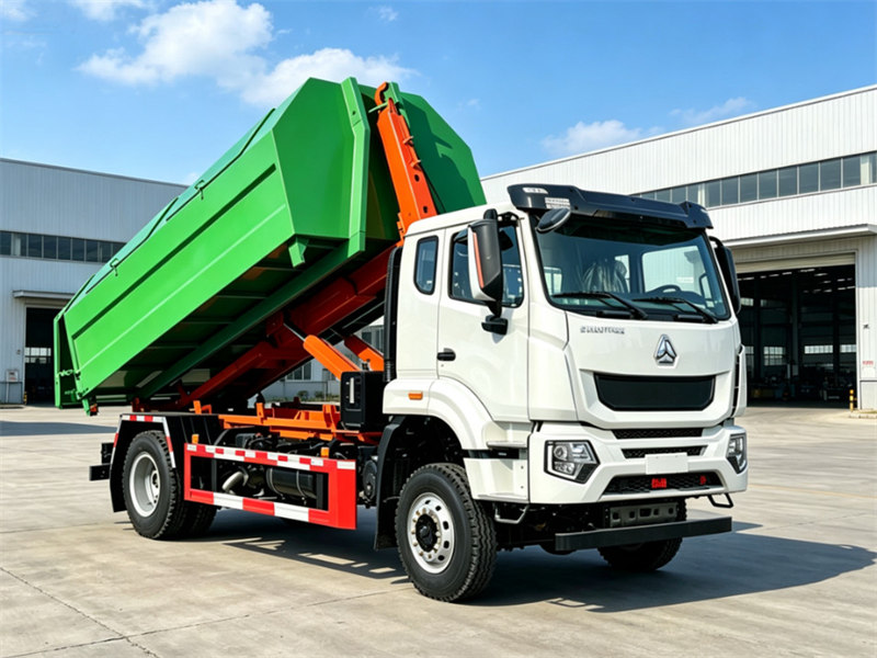 HOWO heavy 10tons garbage hooklift truck HOWO heavy 10tons garbage hooklift truck