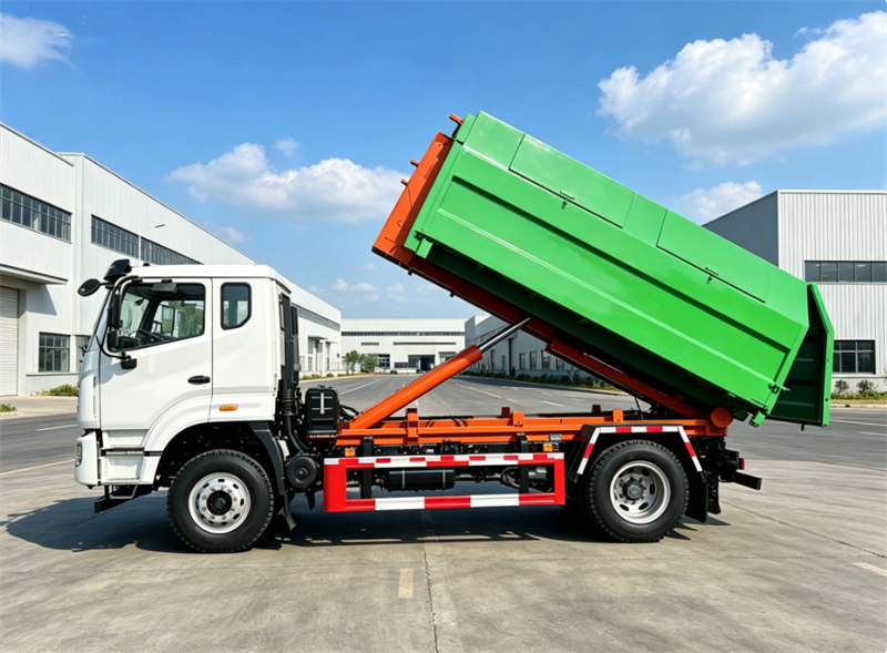 HOWO M7 10 Ton Hook dumpster truck HOWO M7 10 Ton Hook dumpster truck
